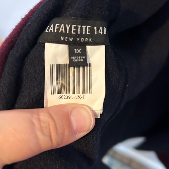 Wool and Cashmere duster- Lafayette 148 - Picture 3 of 9